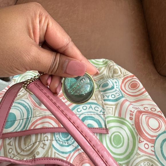 Multicolor coach tote bag - Picture 8 of 9